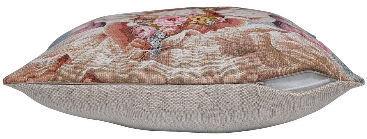 BELIEVE ANGELIC JAKARLI DOKUMA GOBLEN DEKORATİF MELEK KIZ KIRLENT KILIFI 45*45