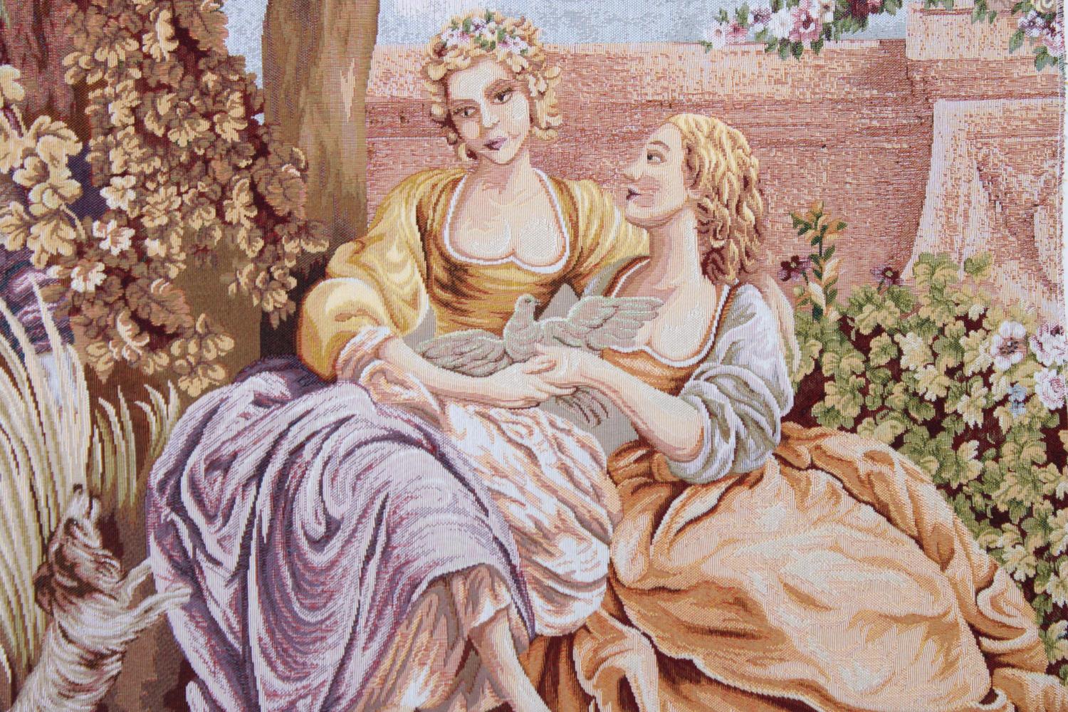 BELIEVE BEATRİX JAKARLI DOKUMA GOBLEN DEKORATİF DEKORATİF ÇERÇEVESİZ PANO TABLO 70*140