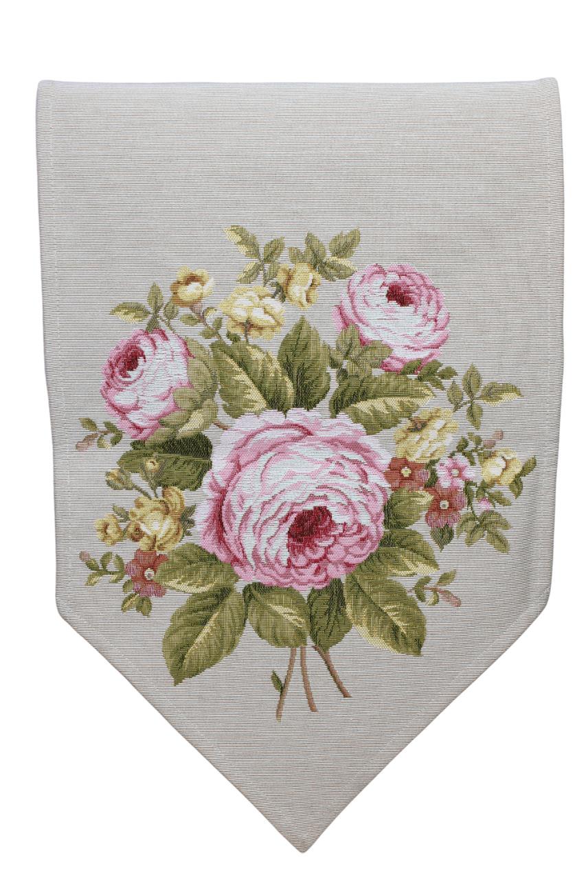 BELIEVE BIG ROSES JAKARLI DOKUMA GOBLEN DEKORATİF RUNNER 30*150 KEMIK