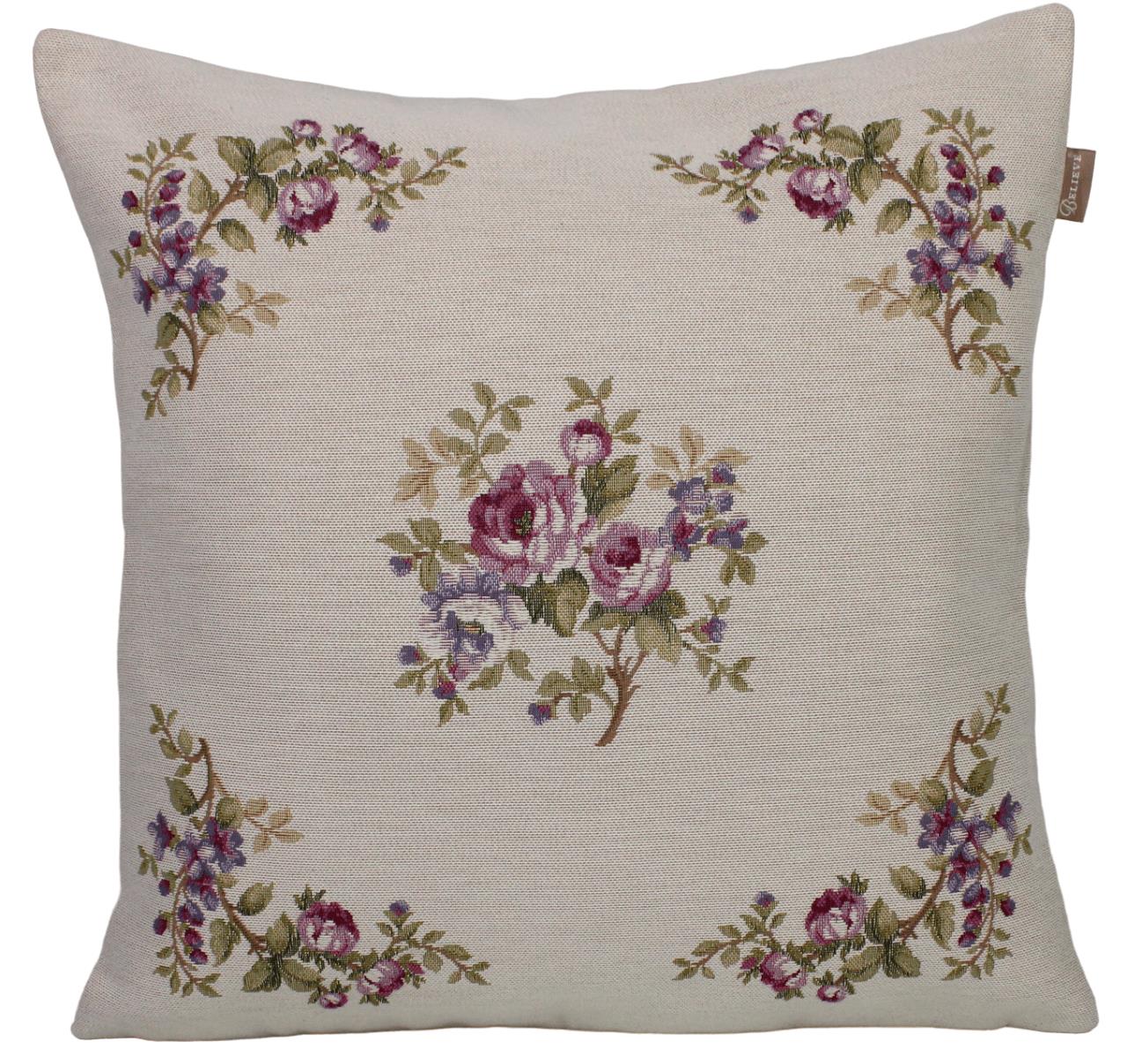 BELIEVE BLESOM JAKARLI DOKUMA GOBLEN DEKORATİF KIRLENT KILIFI 40*40