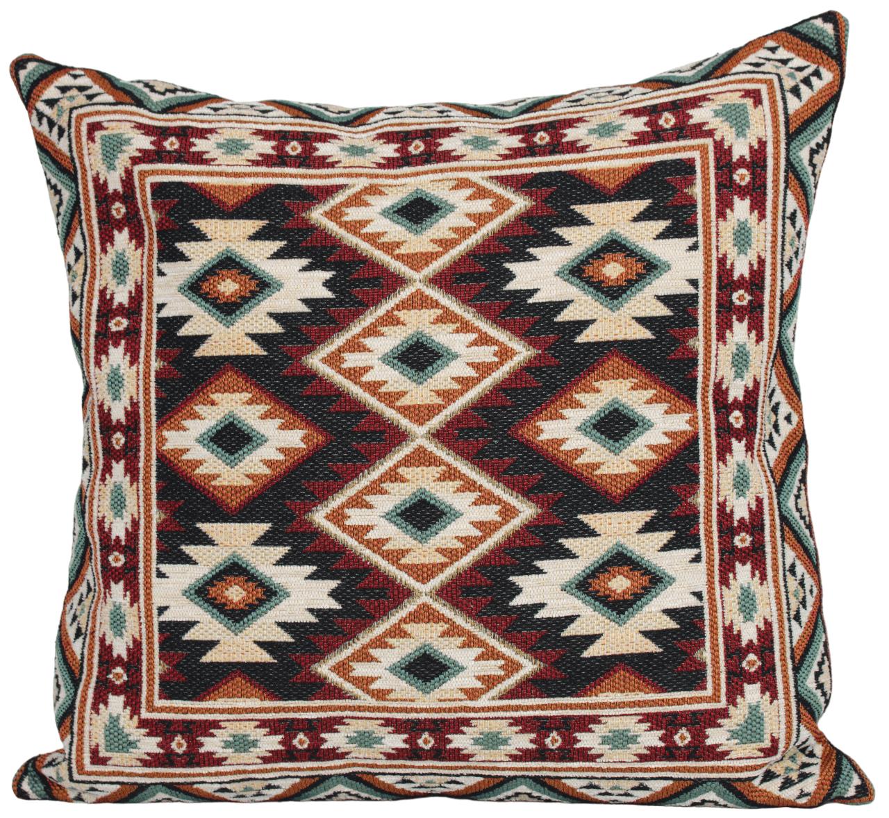 BELIEVE DROGAN KİLİM JAKARLI DOKUMA GOBLEN DEKORATİF ŞÖNİLLİ KIRLENT KILIFI 45*45