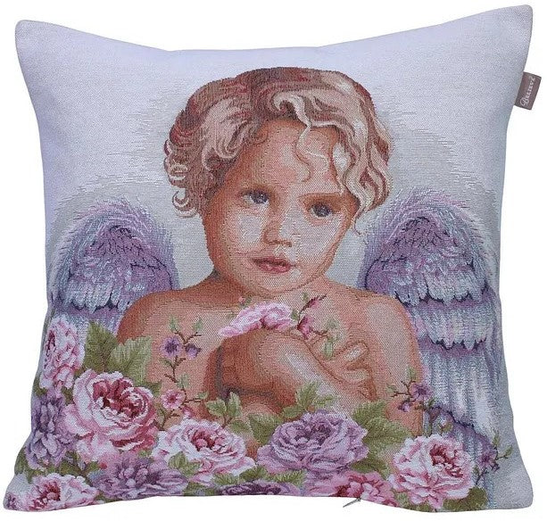 BELIEVE EROS JAKARLI DOKUMA GOBLEN DEKORATİF MELEK KIZ KIRLENT KILIFI 45*45