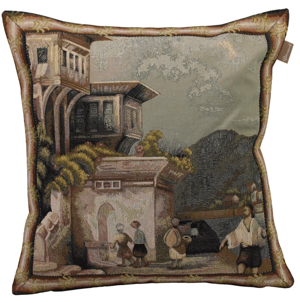 BELIEVE FASIL JAKARLI DOKUMA GOBLEN DEKORATİF KIRLENT KILIFI 40*40