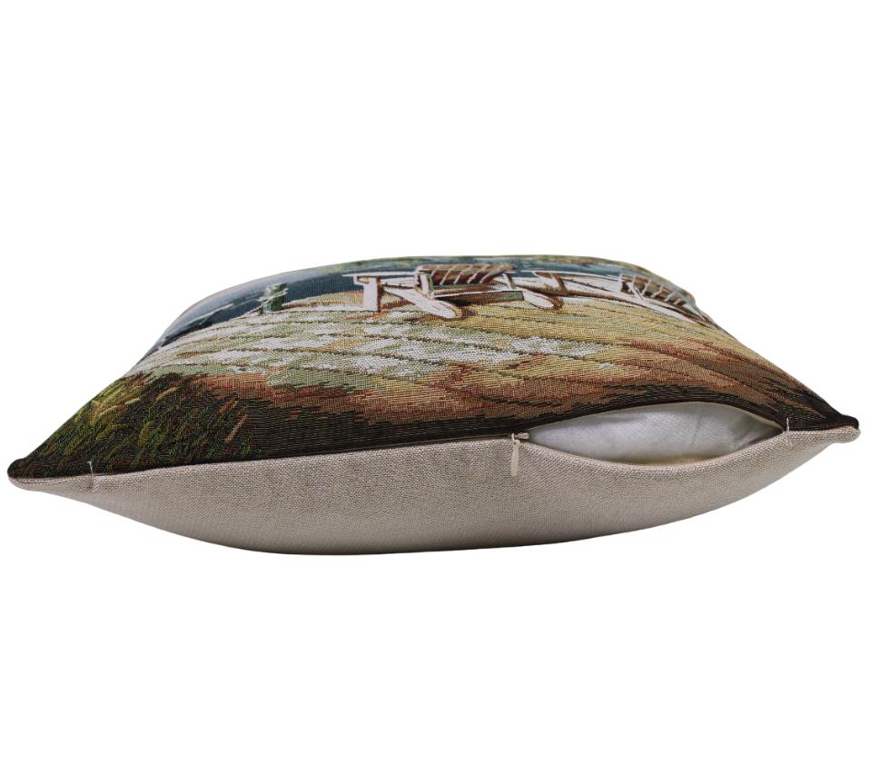 BELIEVE GÖL SEFASI JAKARLI DOKUMA GOBLEN DEKORATİF KIRLENT KILIFI 40*40