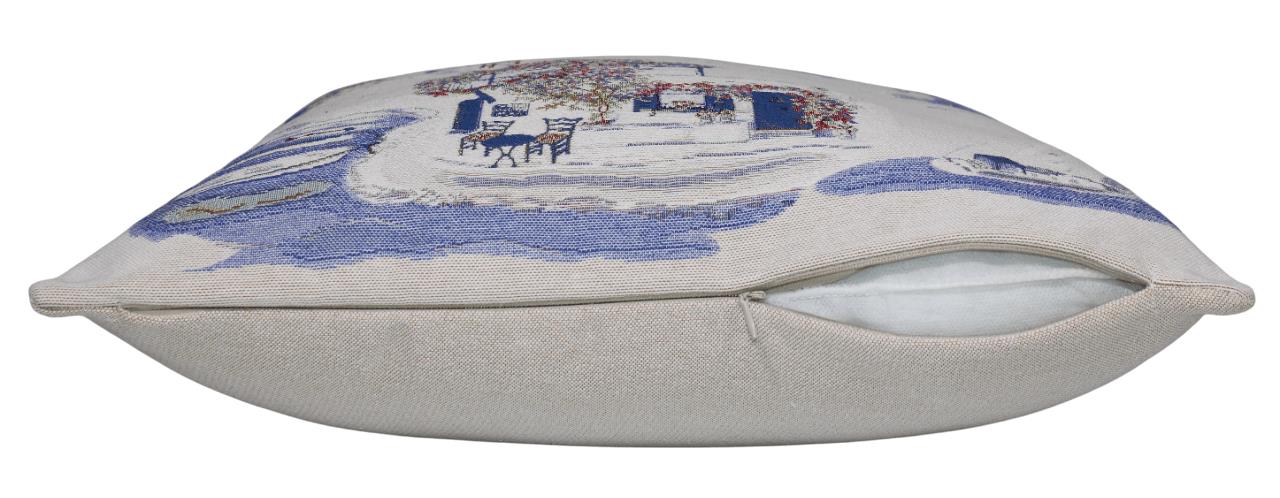 BELIEVE GREEK JAKARLI DOKUMA GOBLEN DEKORATİF KIRLENT KILIFI 45*45