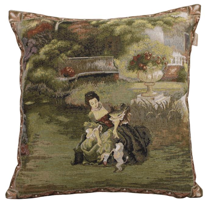 BELIEVE HALİDE JAKARLI DOKUMA GOBLEN DEKORATİF KIRLENT KILIFI 40*40