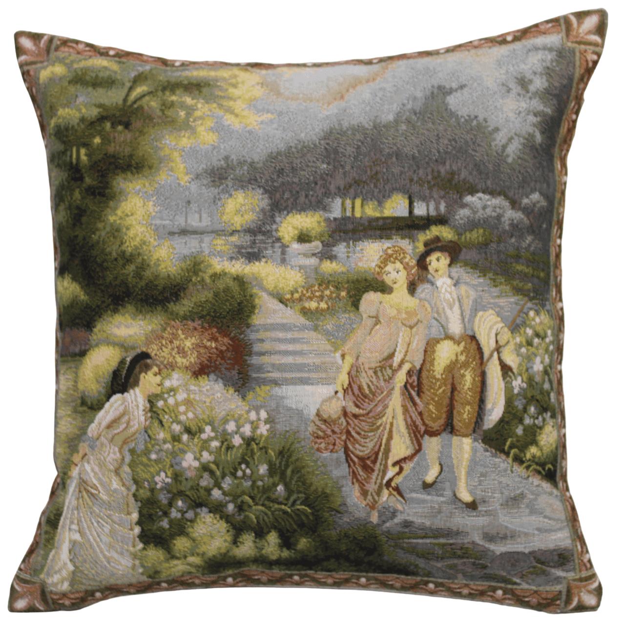 BELIEVE KATRİNA B JAKARLI DOKUMA GOBLEN DEKORATİF KIRLENT KILIFI 40*40