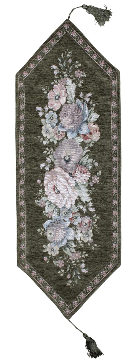 BELIEVE KINAY JAKARLI DOKUMA GOBLEN DEKORATİF RUNNER 30*110 ZEYTUNİ