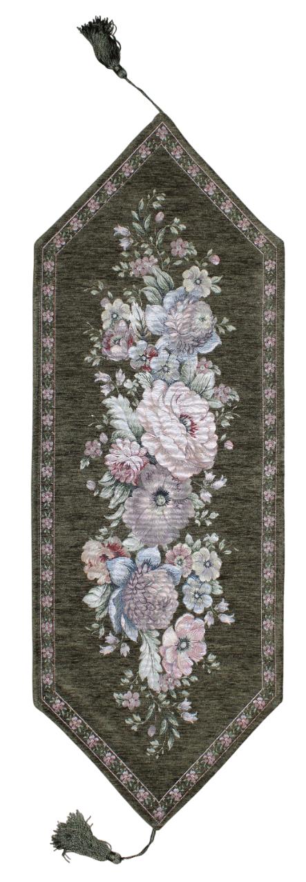 BELIEVE KINAY JAKARLI DOKUMA GOBLEN DEKORATİF RUNNER 30*90 ZEYTUNİ