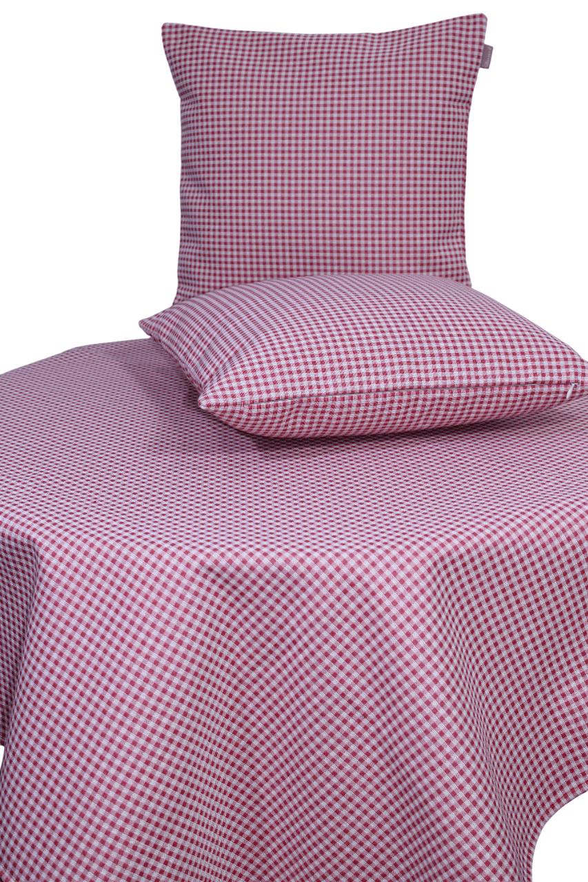 BELIEVE KIRMIZI PÖTİKARE JAKARLI DOKUMA GOBLEN DEKORATİF MASA ÖRTÜSÜ VE KIRLENT KILIFI 3LÜ PİKNİK SETİ