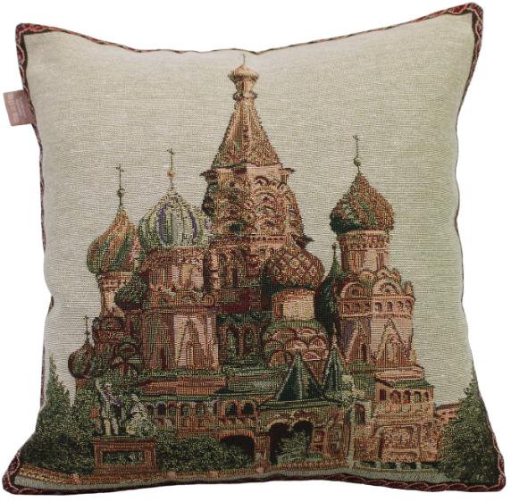 BELIEVE KREMİN JAKARALI DOKUMA GOBLEN DEKORATİF KIRLENT KILIFI 40*40