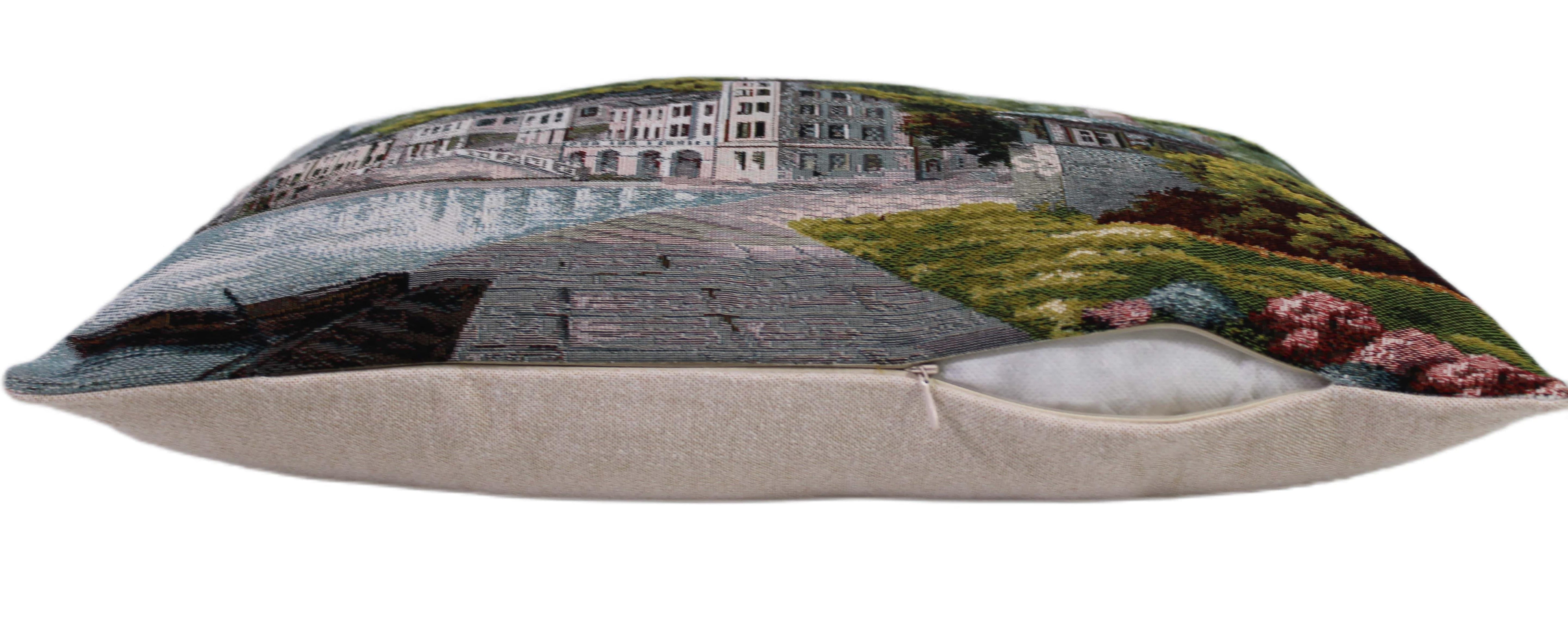 BELIEVE KULELİ JAKARLI DOKUMA GOBLEN DEKORATİF KIRLENT KILIFI 30*55 cm