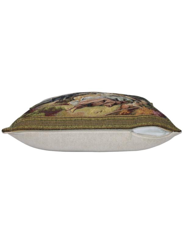 BELIEVE KUMRU VADİ B JAKARLI DOKUMA GOBLEN DEKORATİF KIRLENT 40*40