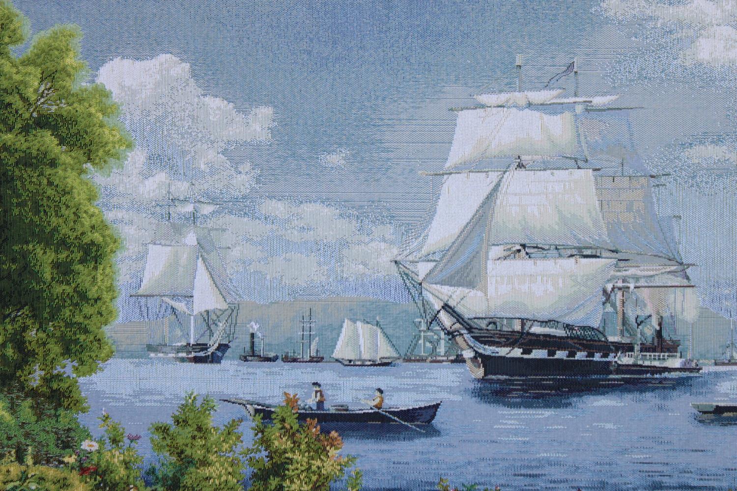 BELIEVE LAGUNA JAKARLI DOKUMA GOBLEN DEKORATİF ÇERÇEVESİZ PANO TABLO 50*100