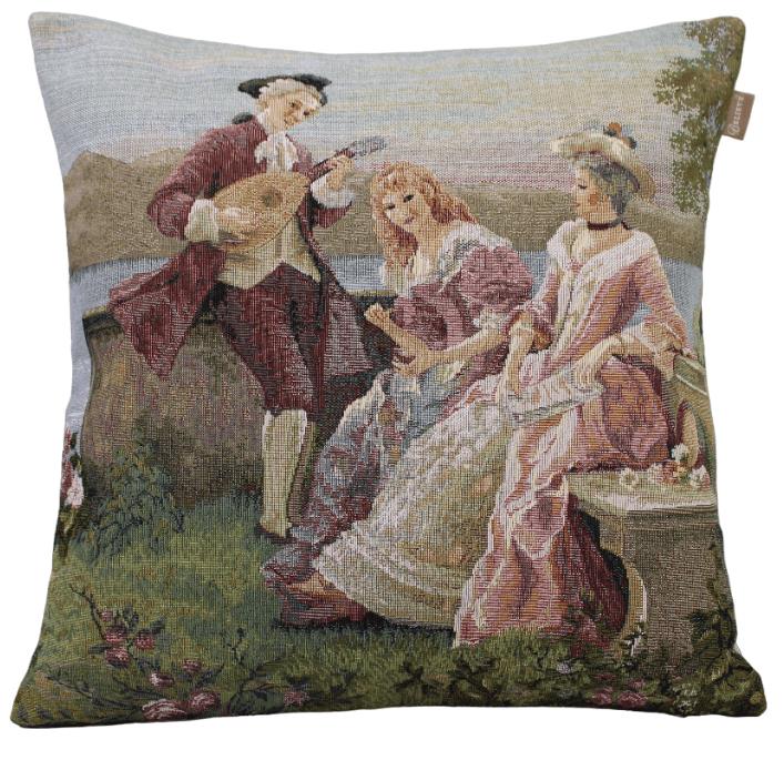 BELIEVE LİZA JAKARLI DOKUMA GOBLEN DEKORATİF KIRLENT KILIFI 40*40