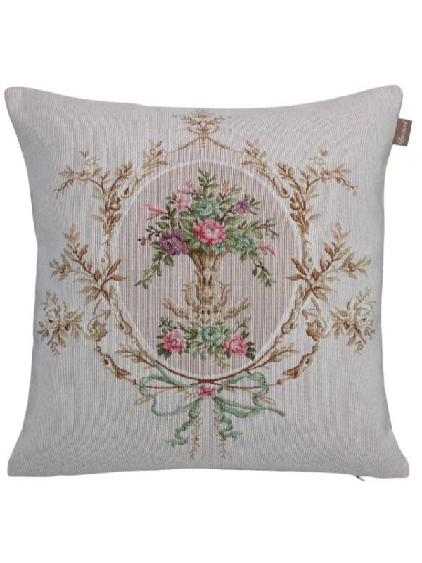 BELİEVE MEDALLİON JAKARLI DOKUMA GOBLEN DEKORATİF KIRLENT 45*45