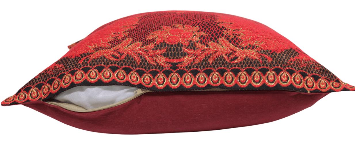 BELIEVE NOEL AĞACI JAKARLI DOKUMA GOBLEN ŞÖNİLLİ DEKORATİF YILBAŞI KIRLENT KILIFI 40*40