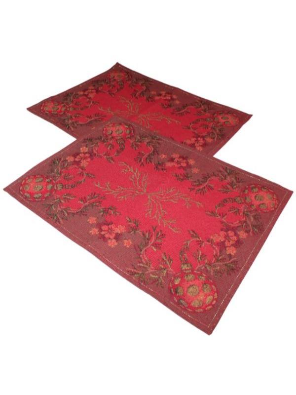 BELIEVE NOEL TOPU JAKARLI DOKUMA GOBLEN DEKORATİF SİMLİ YILBAŞI AMERİKAN SERVİSİ 2Lİ 33*44