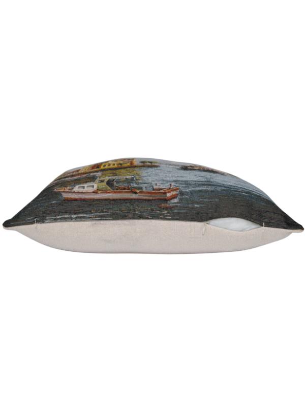 BELIEVE ORTAKÖY CAMİ JAKARLI DOKUMA GOBLEN DEKORATİF KIRLENT 45*45