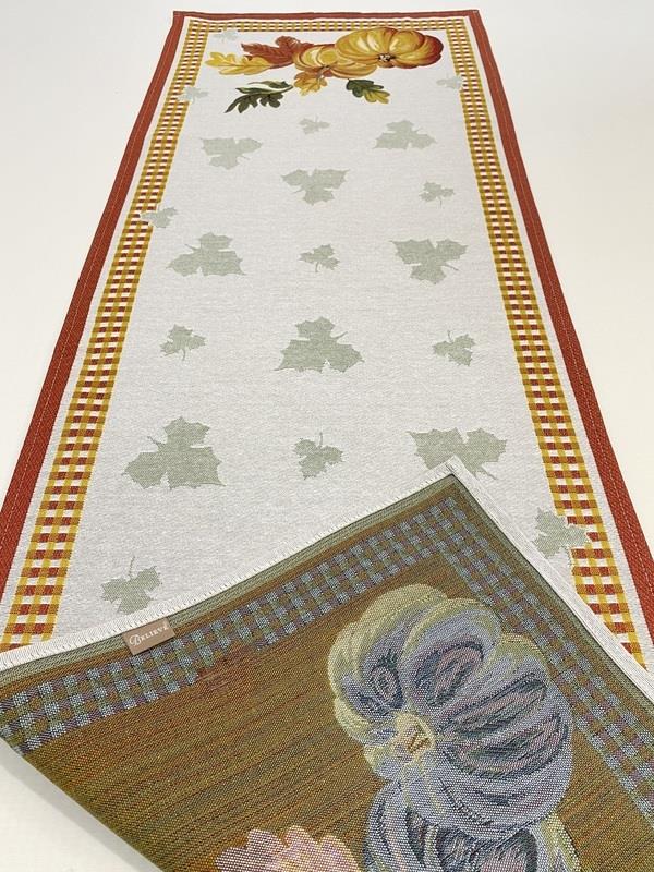 BELIEVE PUMPKIN JAKARLI DOKUMA GOBLEN DEKORATİF RUNNER 45 x 140