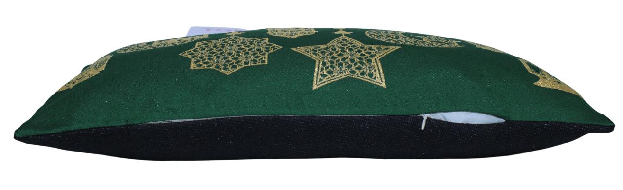 BELIEVE RAMAZAN FENER JAKARLI DOKUMA GOBLEN DEKORATİF YEŞİL SİMLİ KIRLENT KILIFI 30*55