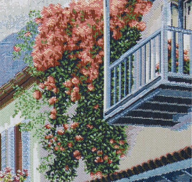 BELIEVE RIVIERA JAKARLI DOKUMA GOBLEN DEKORATİF ÇERÇEVESİZ PANO TABLO 70*140