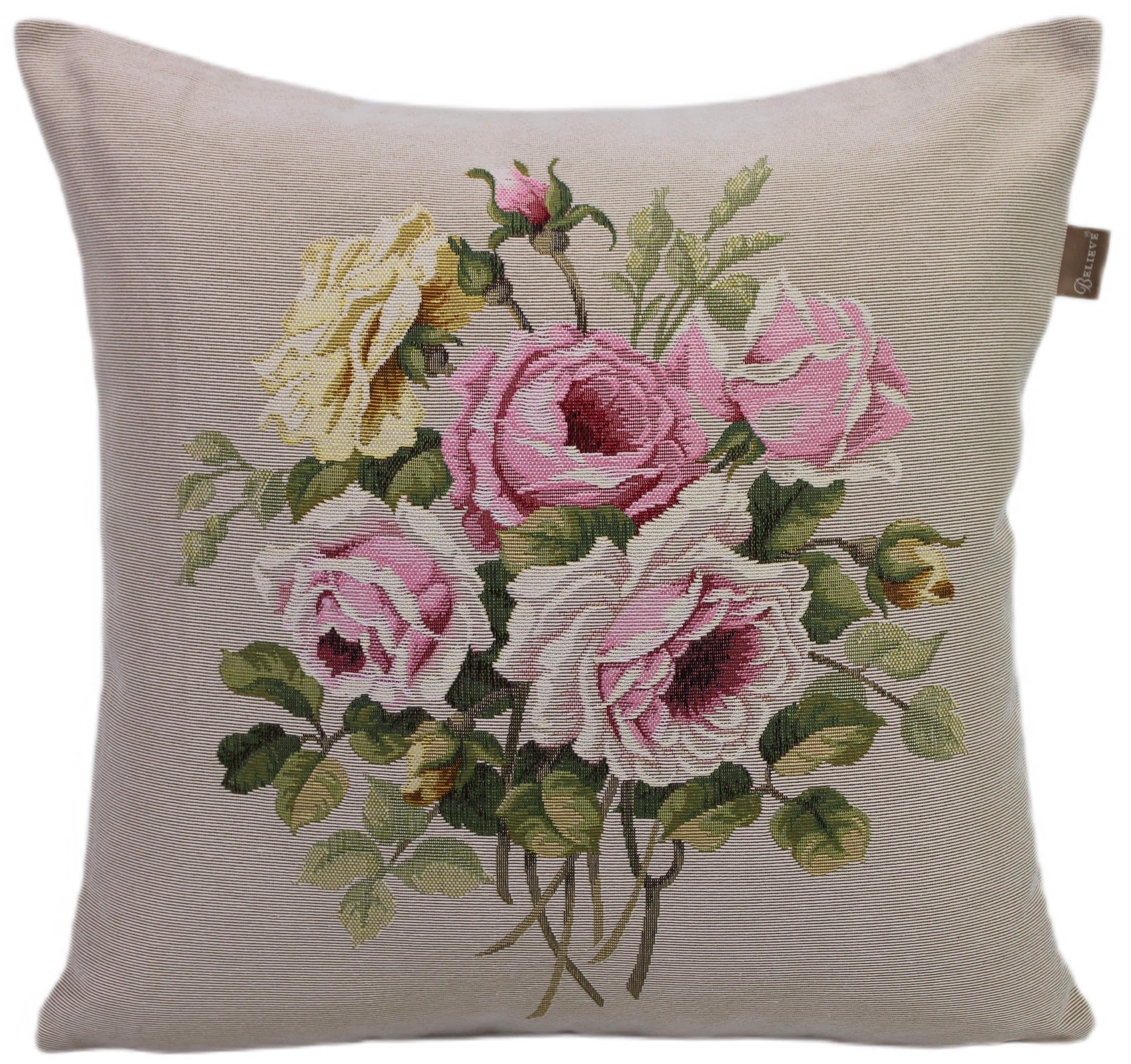 BELIEVE SALVIA JAKARLI DOKUMA GOBLEN DEKORATİF KIRLENT KILIFI 45*45