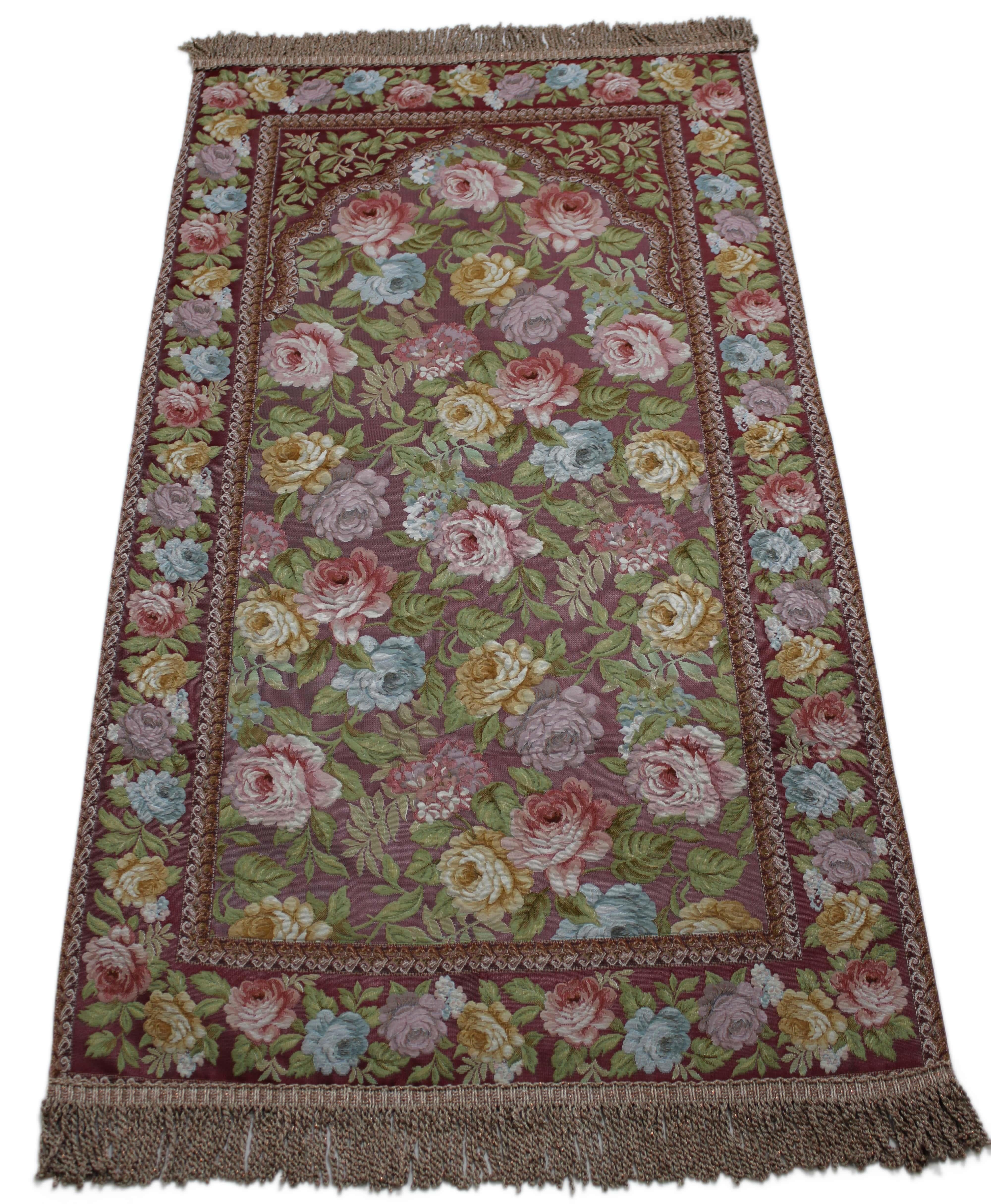 BELIEVE VANİLLA JAKARALI DOKUMA GOBLEN DEKORATİF SECCADE 70x120