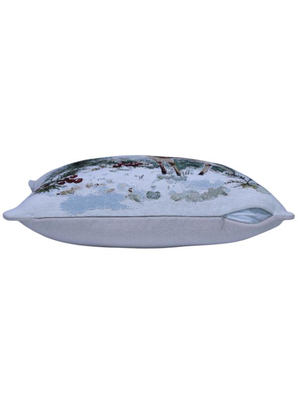 BELIEVE YAVRU CEYLAN JAKARLI DOKUMA GOBLEN DEKORATİF YILBAŞI KIRLENT 45*45