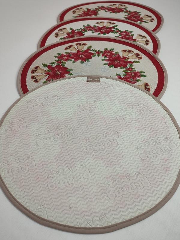 BELIEVE YILBAŞI ÇELENKLİ JAKARLI DOKUMA GOBLEN DEKORATİF AMERİKAN SER. OVAL