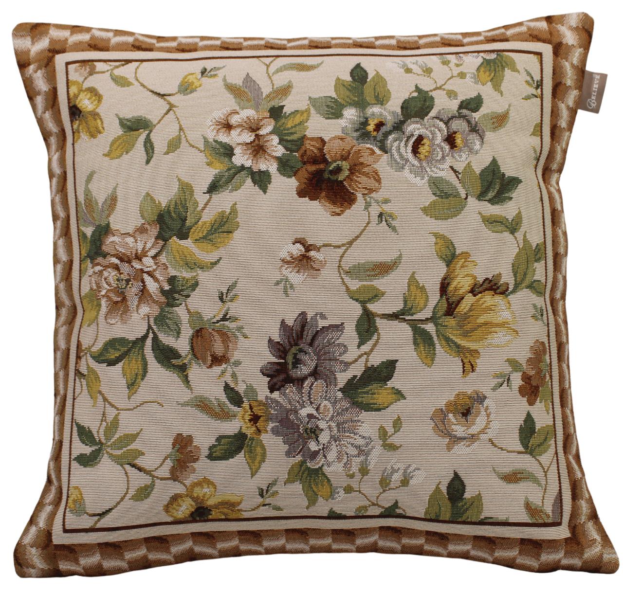 BELIEVE SELVİ JAKARLI DOKUMA GOBLEN DEKORATİF KIRLENT KILIFI 40*40