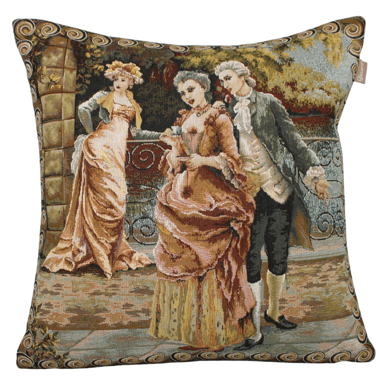 BELIEVE ALVİN JAKARLI DOKUMA GOBLEN  DEKORATİF KIRLENT KILIFI  40*40