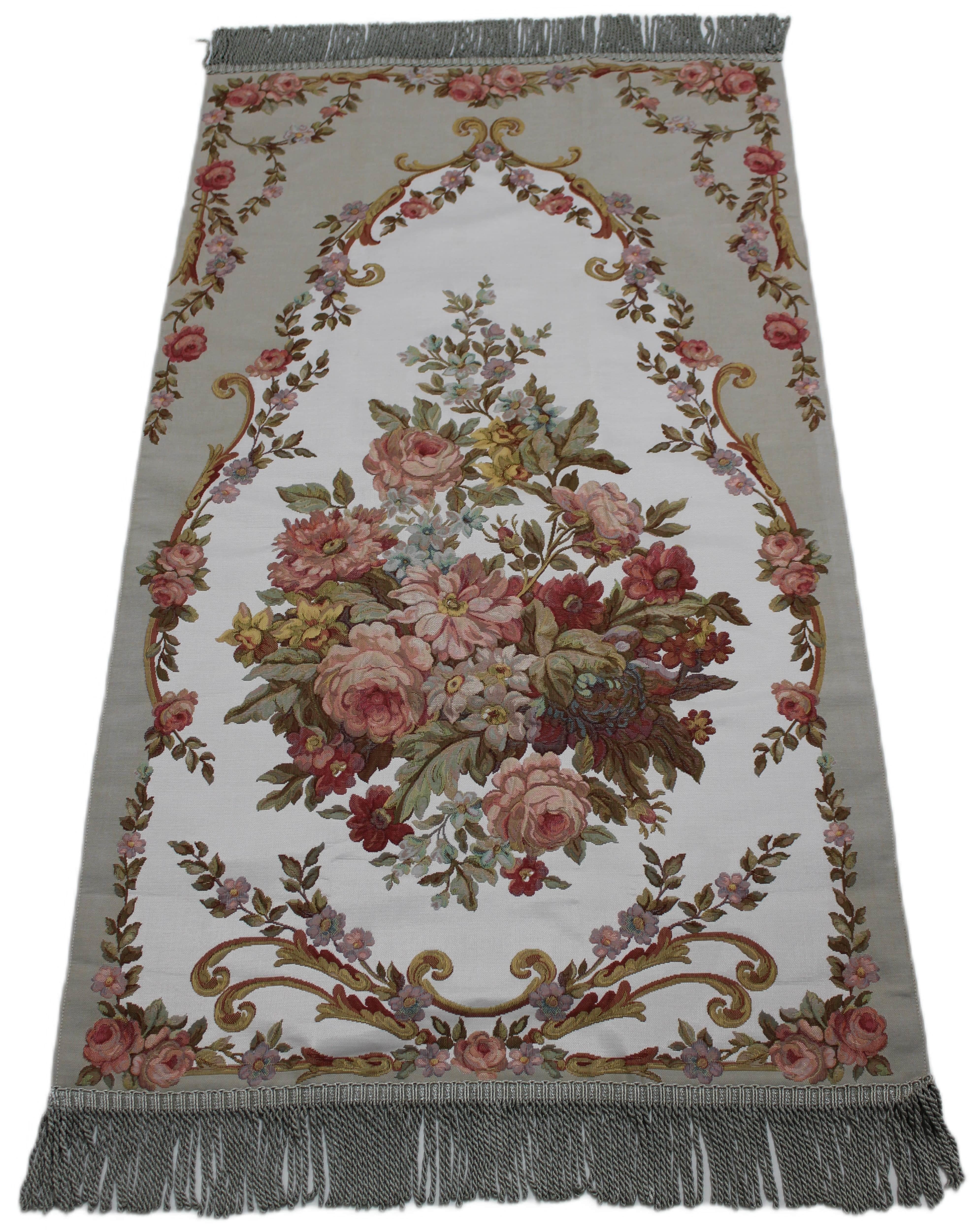 BELIEVE ASİLAY JAKARALI DOKUMA GOBLEN DEKORATİF PAMUK SECCADE BEJ 70x120