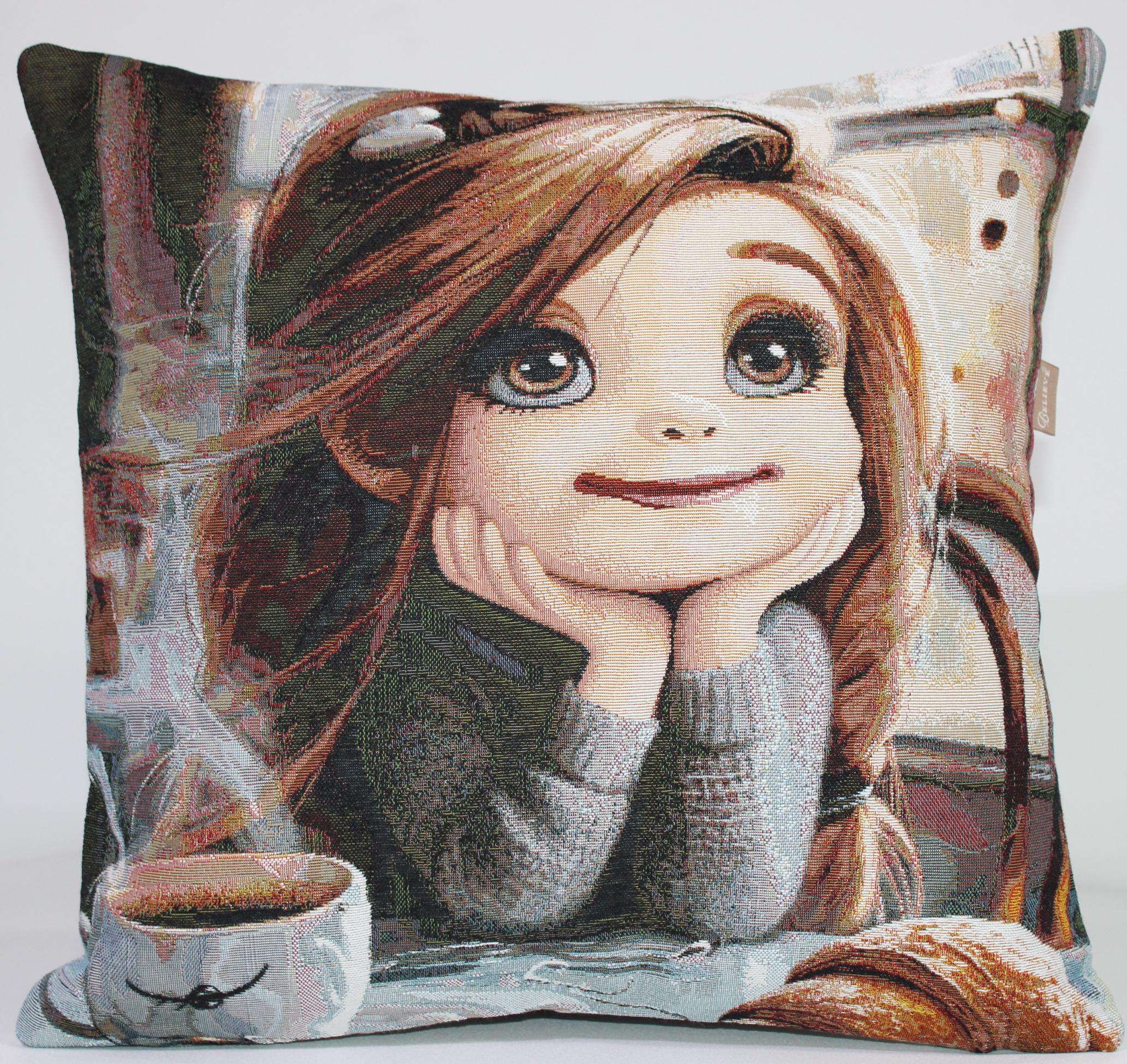 BELIEVE BELICIA JAKARLI DOKUMA GOBLEN  DEKORATİF  PİNTEREST KIZ KIRLENT KILIF  45*45