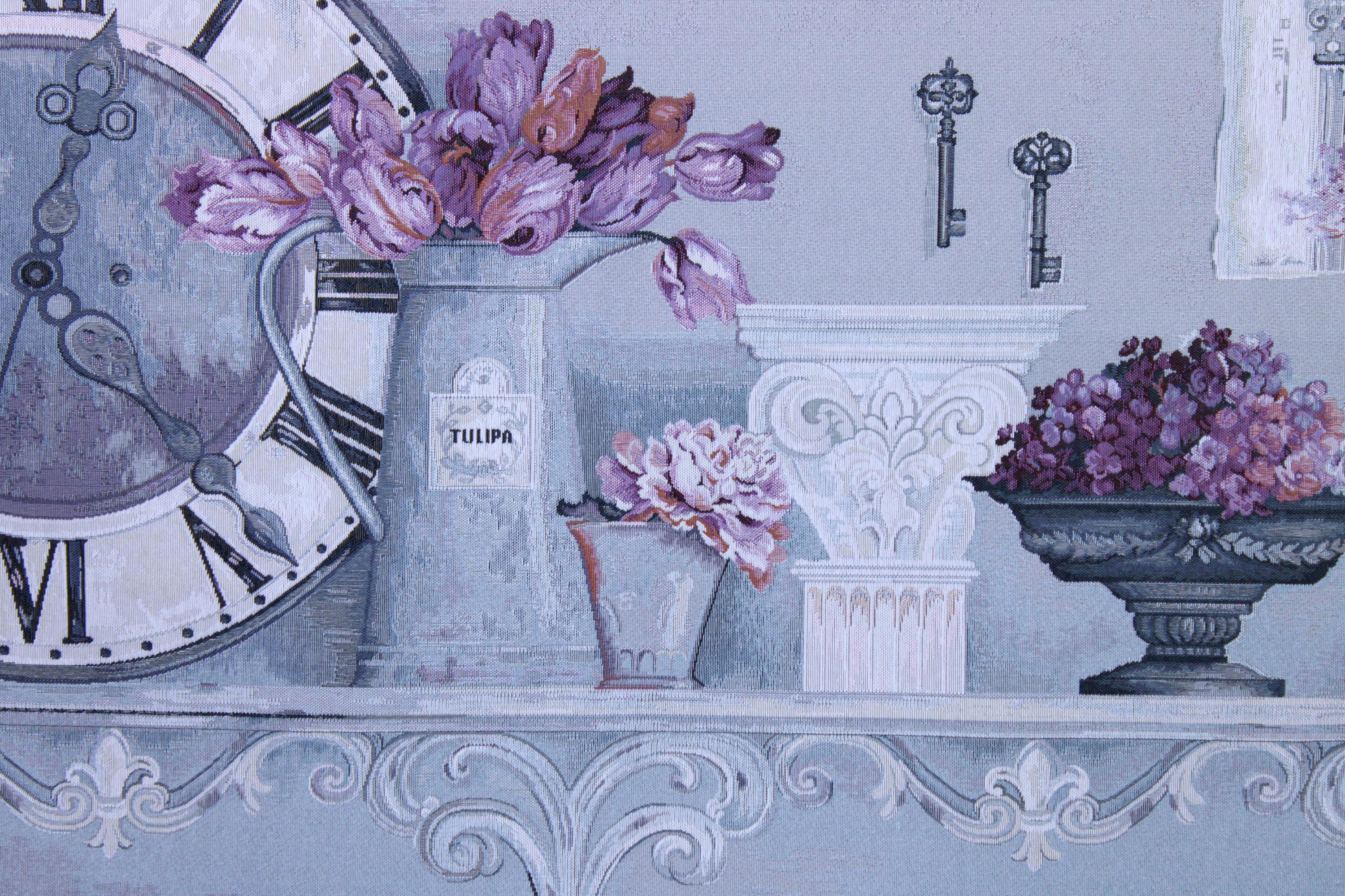 BELIEVE BEYAZ DÜŞ JAKARLI DOKUMA GOBLEN DEKORATİF  ÇERÇEVESİZ PANO TABLO 70*140