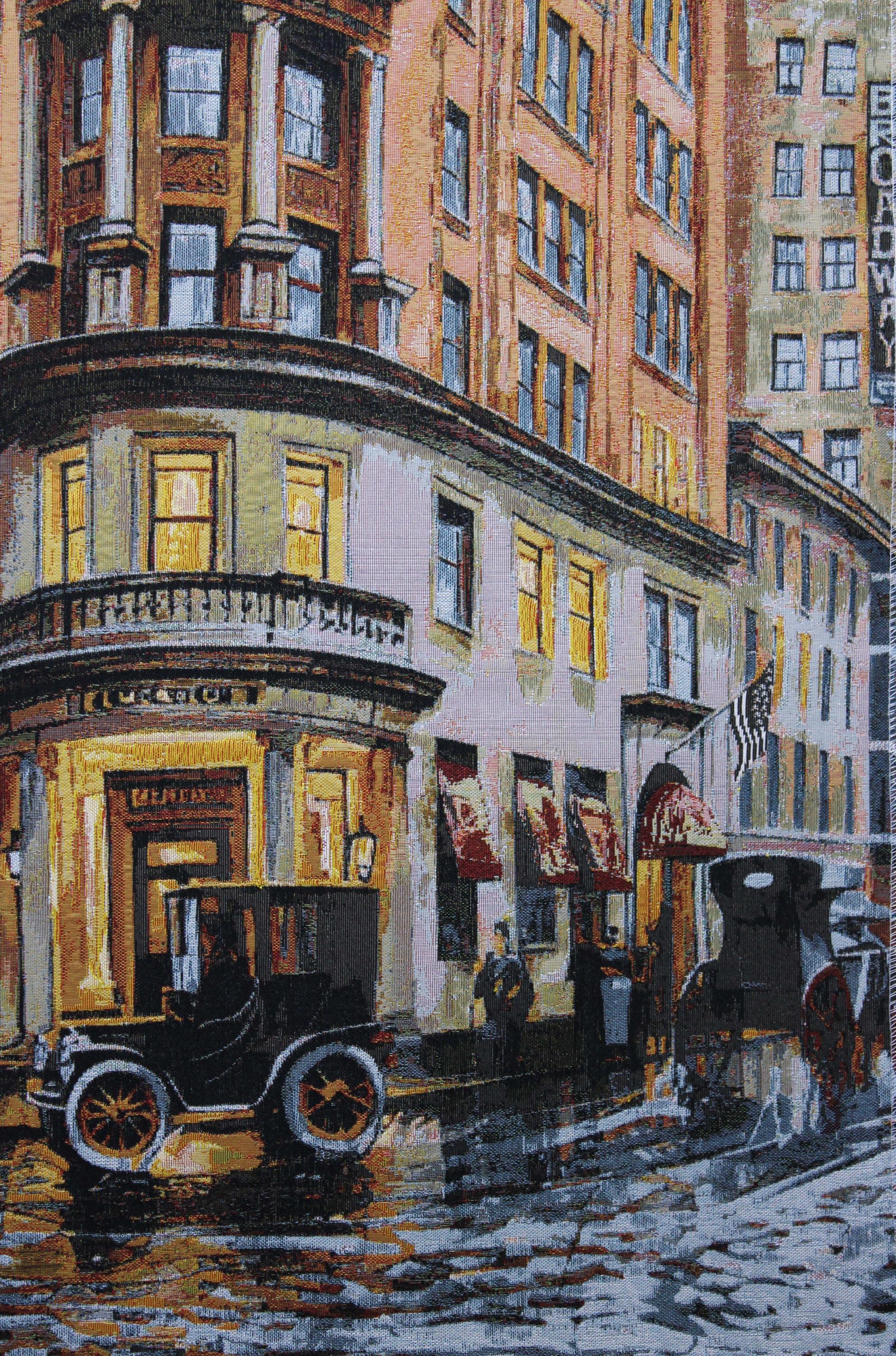 BELIEVE BROADWAY JAKARLI DOKUMA GOBLEN  DEKORATİF ÇERÇEVESİZ PANO TABLO 70*110