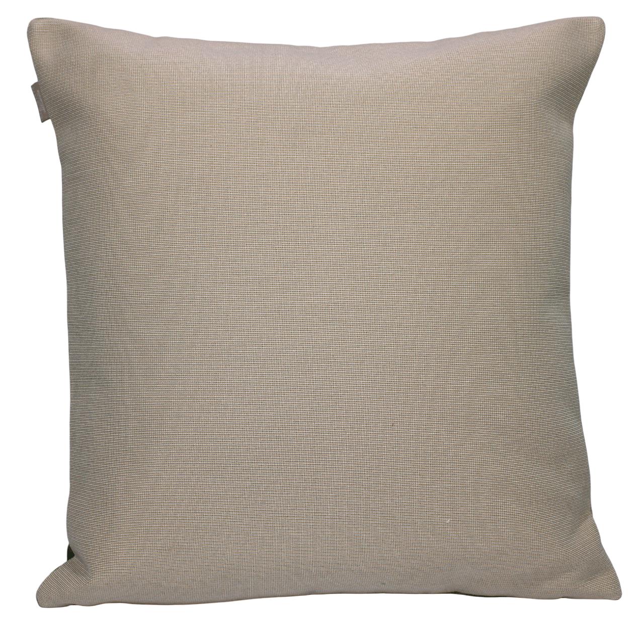 BELIEVE ÇİÇEKLİ JAKARLI DOKUMA GOBLEN  ŞÖNİL  DEKORATİF  BEJ KIRLENT KILIFI 45*45