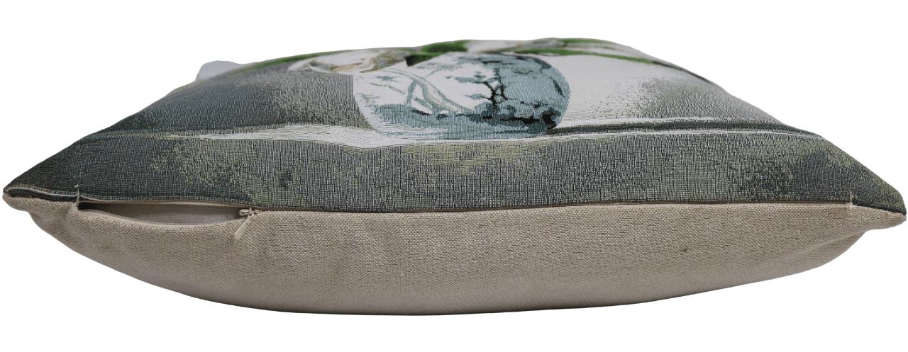 BELIEVE CLASSY JAKARLI DOKUMA GOBLEN DEKORATİF VAZODA BEYAZ LALE KIRLENT KILIFI  45*45