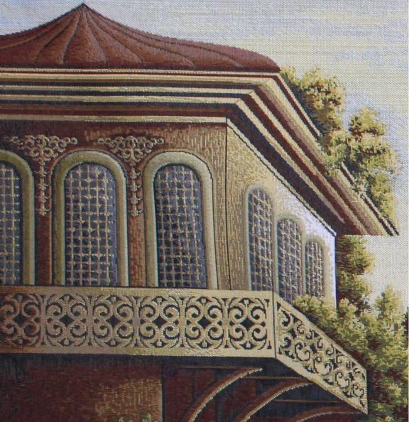 BELIEVE  EYÜP SULTAN DOKUMA GOBLEN DEKORATİF    ÇERÇEVESİZ PANO TABLO 70*140