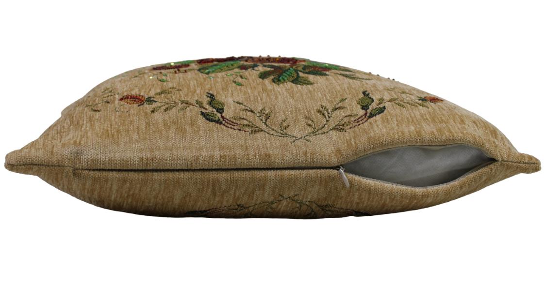 BELIEVE GLORYA JAKARALI  DOKUMA GOBLEN  DEKORATİF KIRLENT KILIFI 40*40