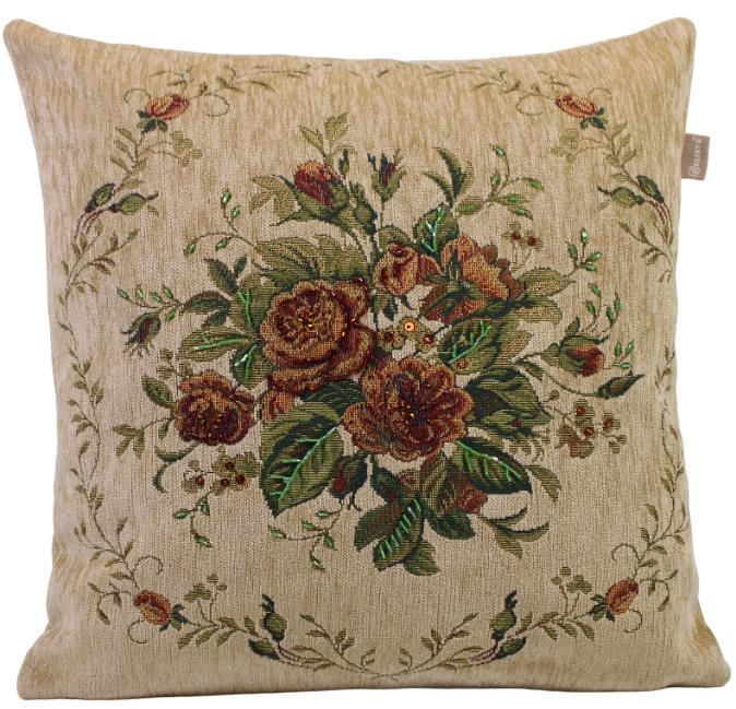 BELIEVE GLORYA JAKARALI  DOKUMA GOBLEN  DEKORATİF KIRLENT KILIFI 40*40