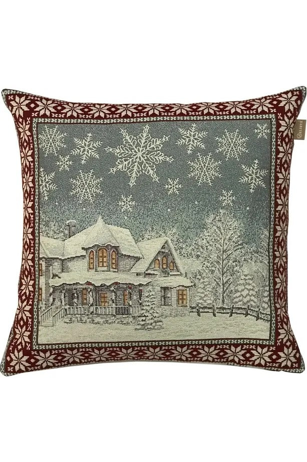 BELIEVE KARLI EV JAKARLI DOKUMA GOBLEN  DEKORATİF KIRLENT KILIFI 45*45