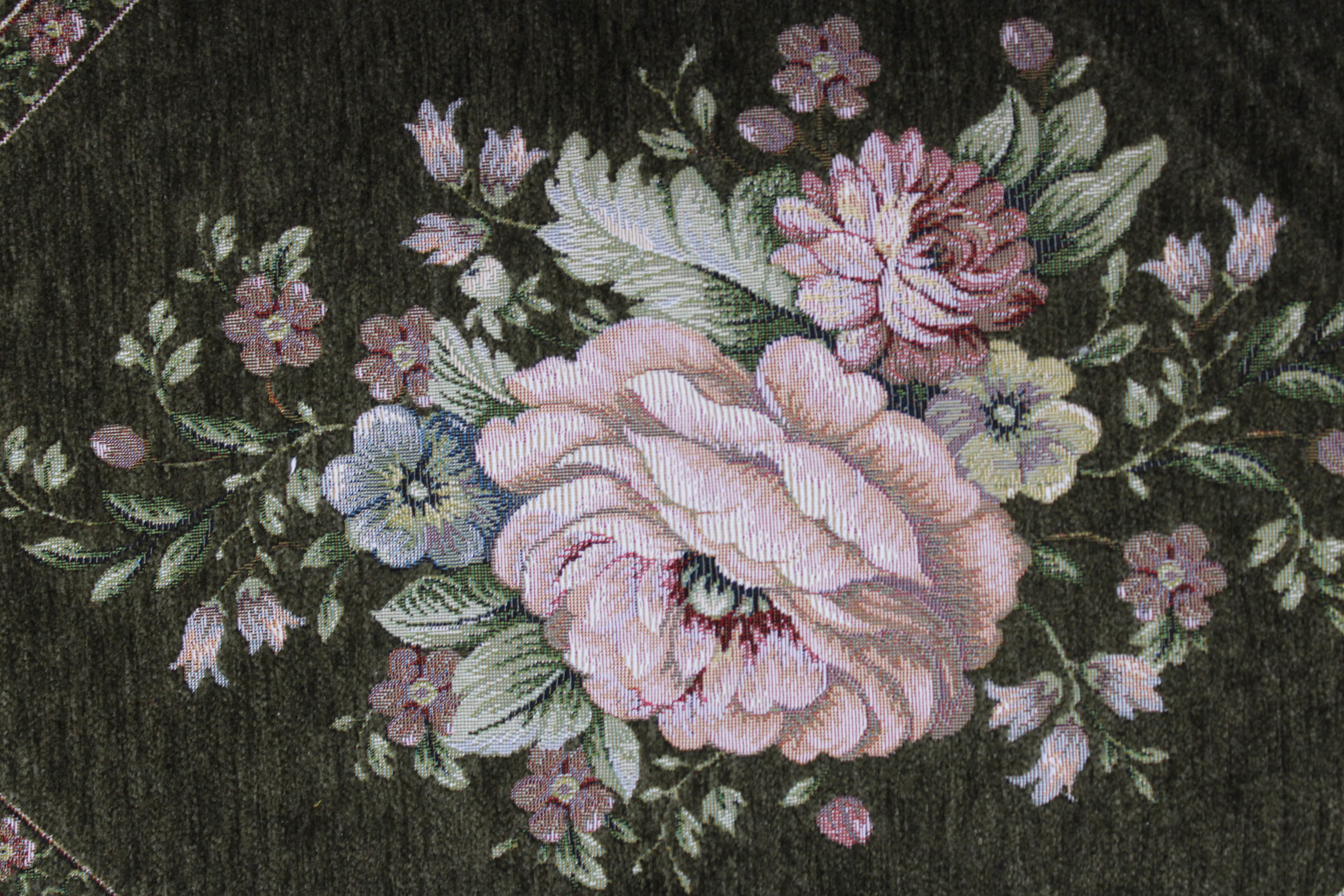 BELIEVE KINAY JAKARLI DOKUMA GOBLEN DEKORATİF RUNNER 30*55 ZEYTUNİ