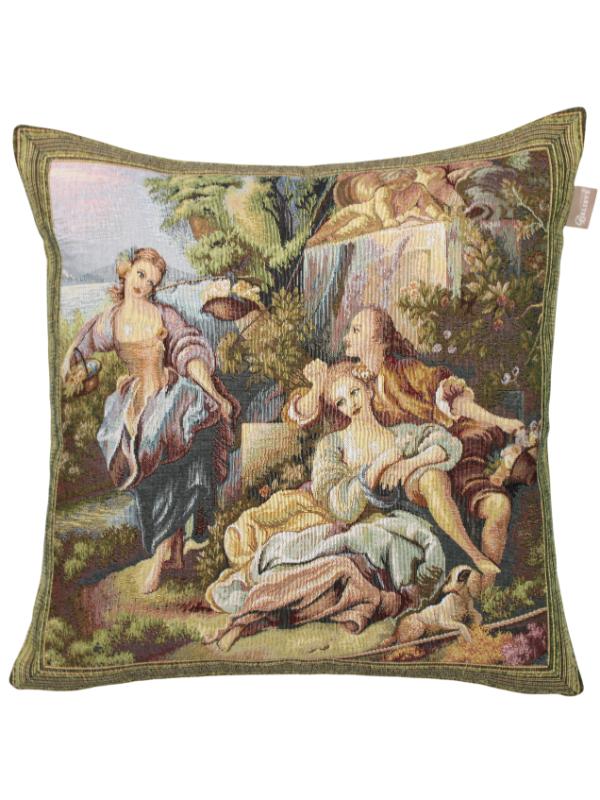 BELIEVE KUMRU VADİ B JAKARLI DOKUMA GOBLEN   DEKORATİF KIRLENT 40*40