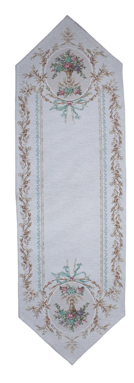 BELIEVE MEDALLİON JAKARLI DOKUMA GOBLEN  DEKORATİF RUNNER 30*110