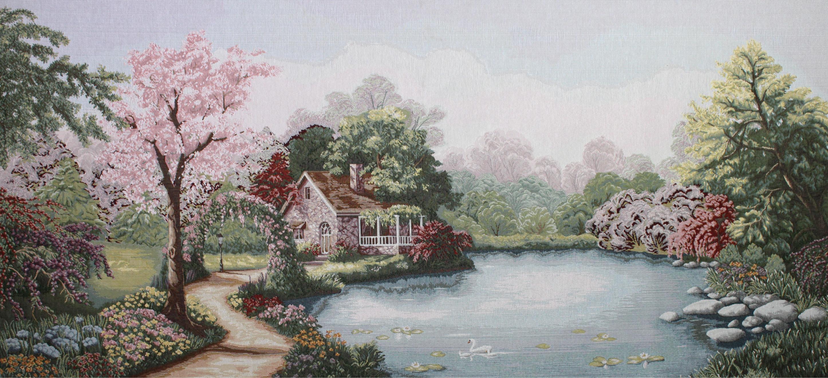 BELIEVE NONAME JAKARLI DOKUMA GOBLEN DEKORATİF   ÇERÇEVESİZ PANO TABLO 70*140