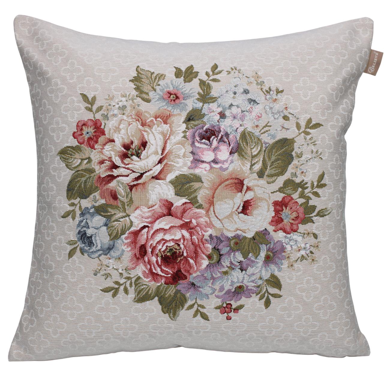 BELIEVE OLIVIA JAKARLI DOKUMA GOBLEN  DEKORATİF KIRLENT KILIFI  45*45