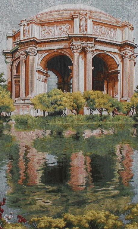 BELIEVE PALACE OF ART JAKARLI DOKUMA GOBLEN  DEKORATİF  ÇERÇEVESİZ PANO TABLO 70*120