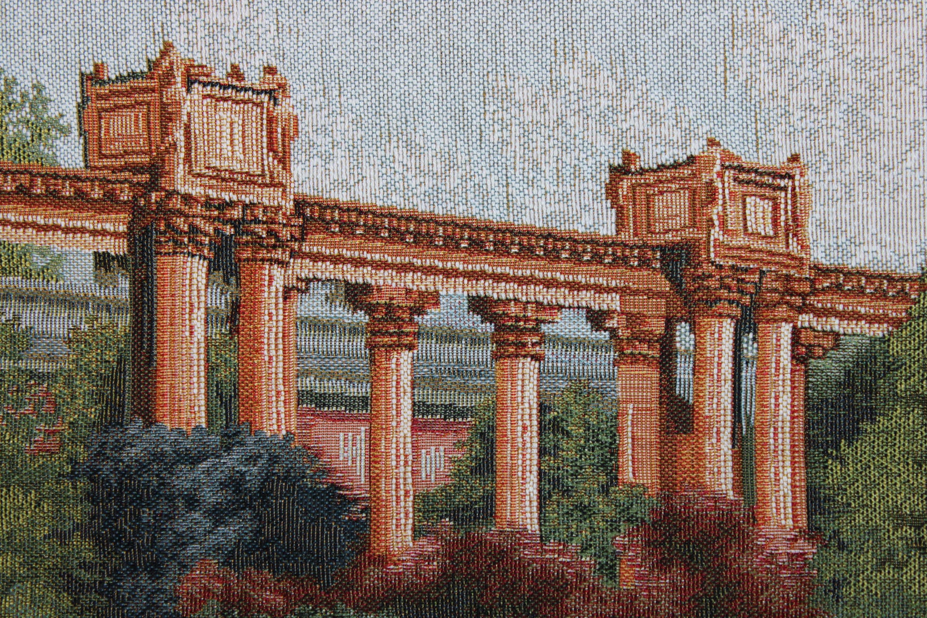 BELIEVE PALACE OF ART JAKARLI DOKUMA GOBLEN  DEKORATİF  ÇERÇEVESİZ PANO TABLO 70*120