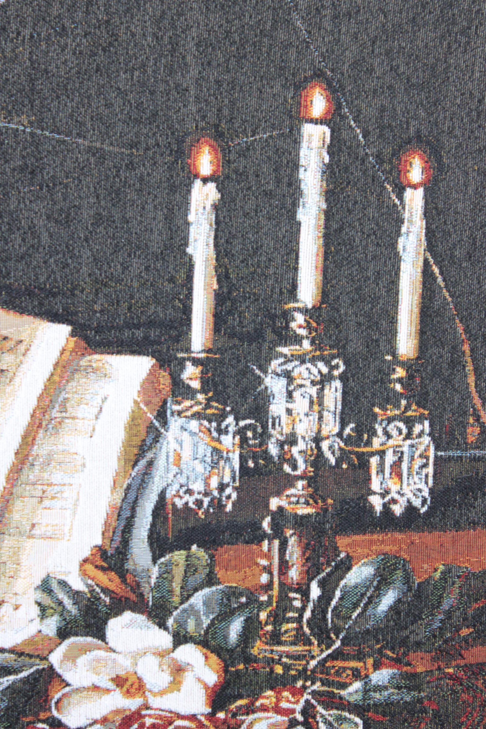 BELIEVE  PİYANO DOKUMA GOBLEN  DEKORATİF ÇERÇEVESİZ PANO TABLO 70*110